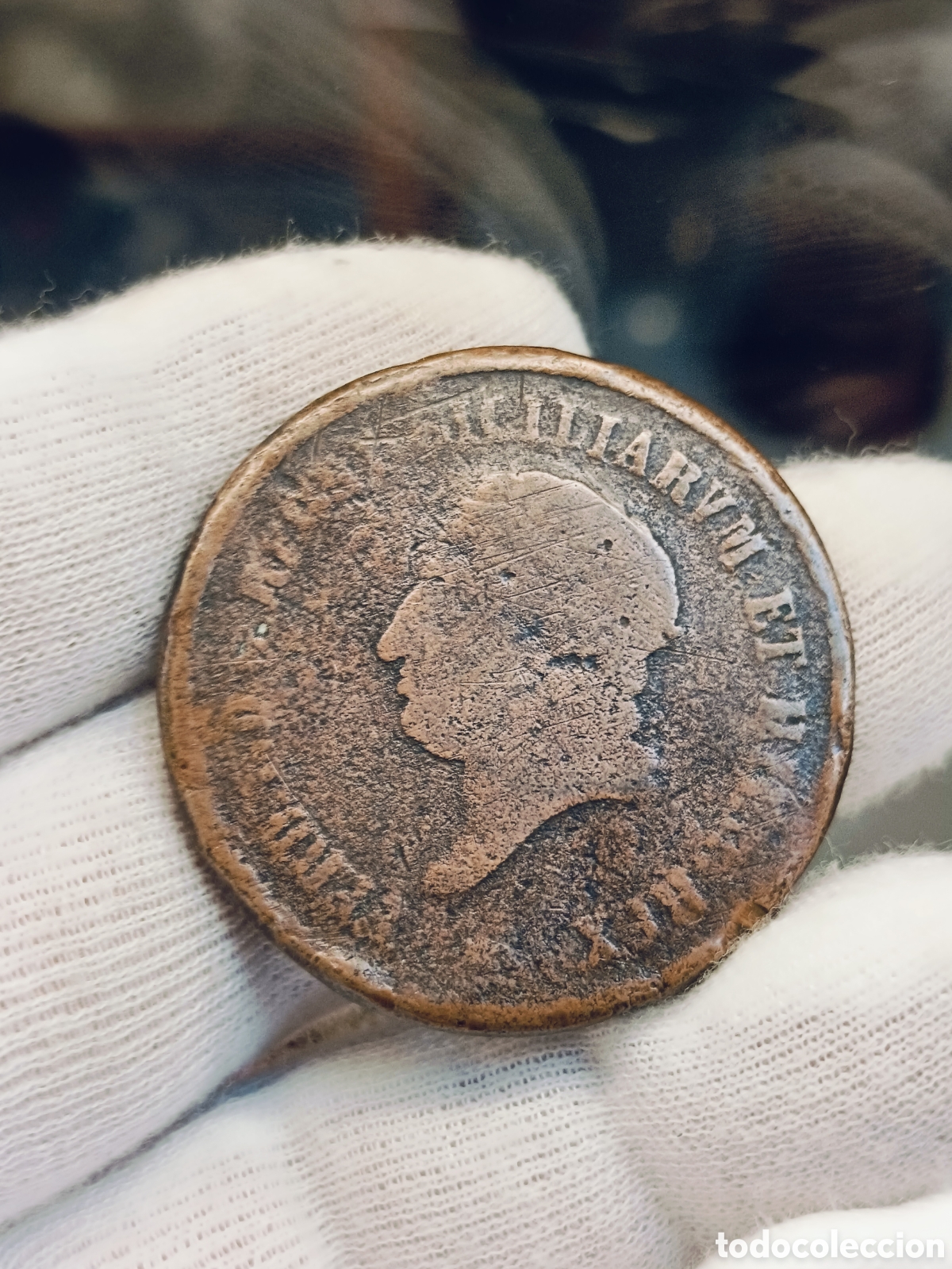 Monedas antiguas de Europa: NAPOLES , ITALIA Y SICILIA . 10 TORNESI . FERNANDO IV . A&Ntilde;O 1819