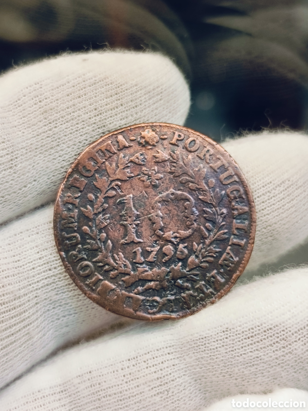 Monedas antiguas de Europa: PORTUGAL . 10 REIS . MARIA I . A&Ntilde;O 1795