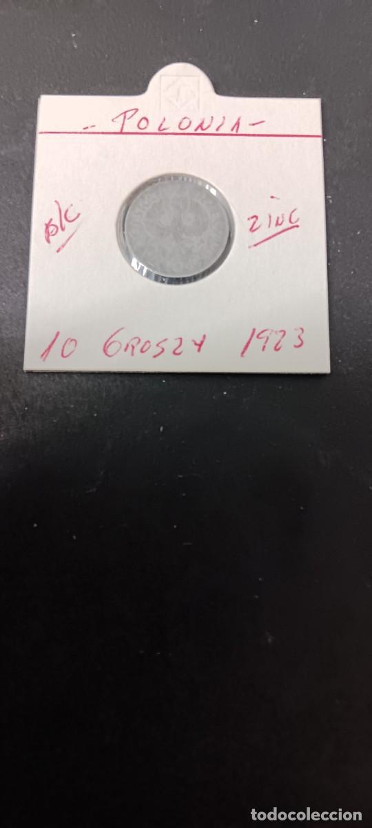 Monedas antiguas de Europa: POLONIA 10 GROSZY 1923 BC KM=36 (ZINC)II GM