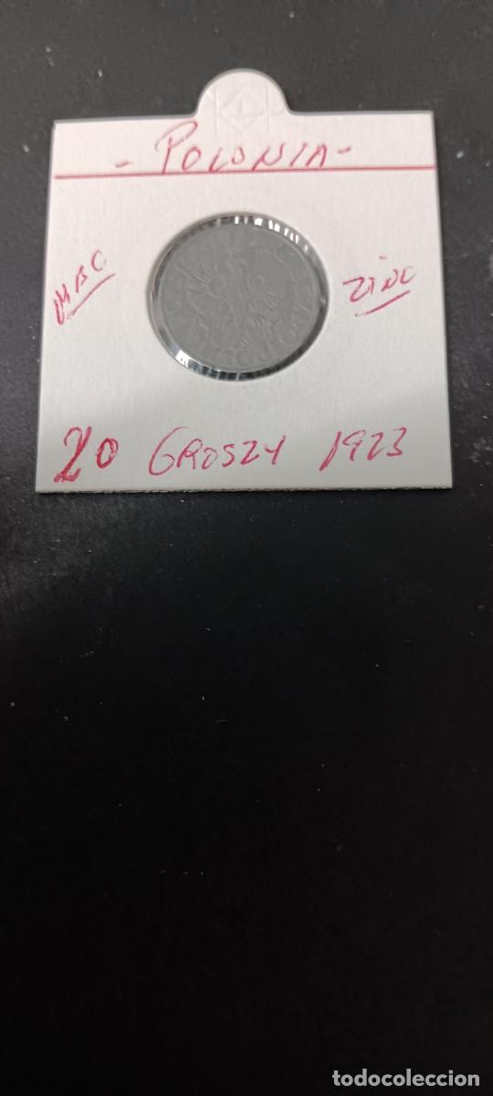 Monedas antiguas de Europa: POLONIA 20 GROSZY 1923 MBC KM=37 (ZINC)II GM