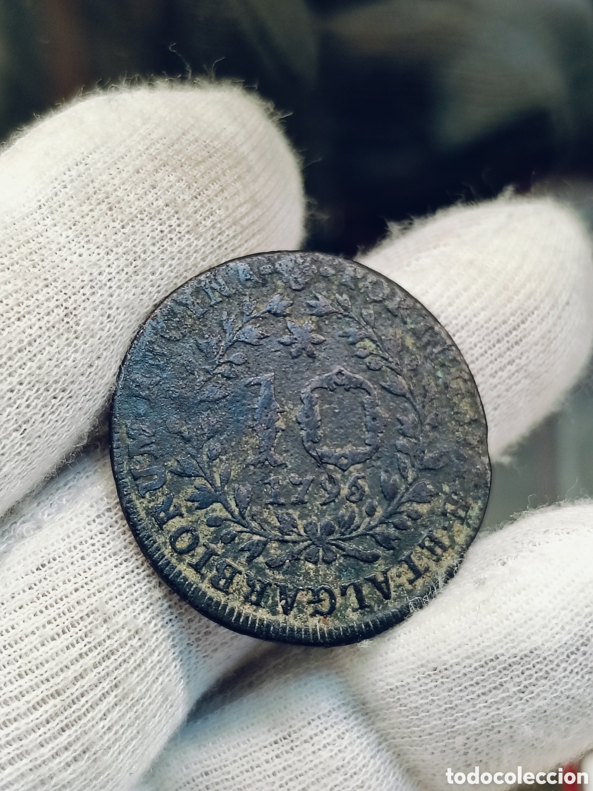 Monedas antiguas de Europa: PORTUGAL . 10 REIS . MARIA I . A&Ntilde;O 1795