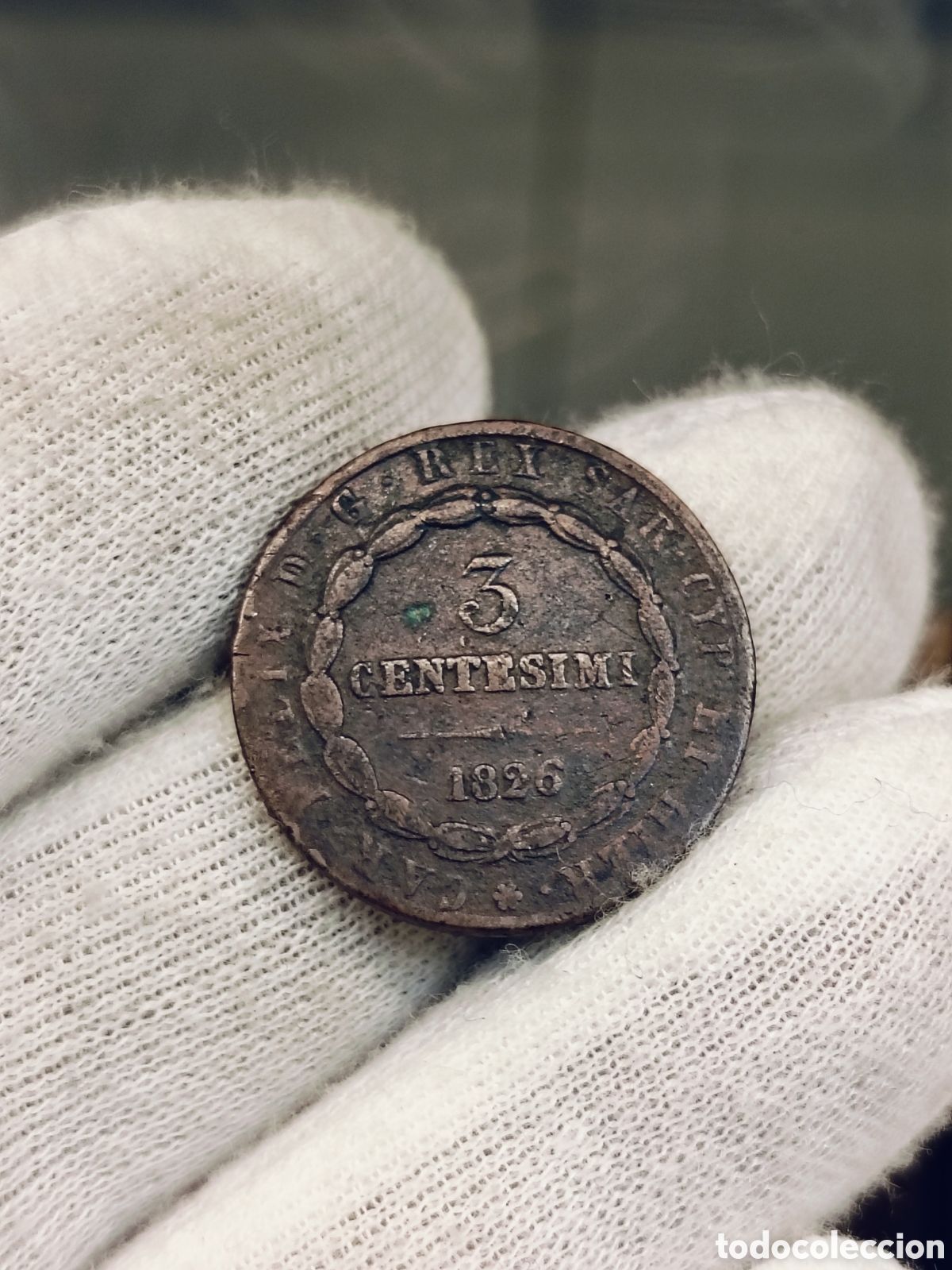 Monedas antiguas de Europa: 3 CENTESIMI 1826 CARLOS REY DE CERDE&Ntilde;A ITALIA