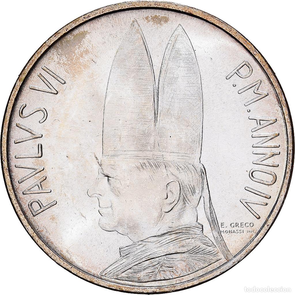 Monedas antiguas de Europa: [#1530241] Vaticano, Paul VI, 500 Lire, 1966 - Anno IV, Rome, SC+, Plata, KM:91