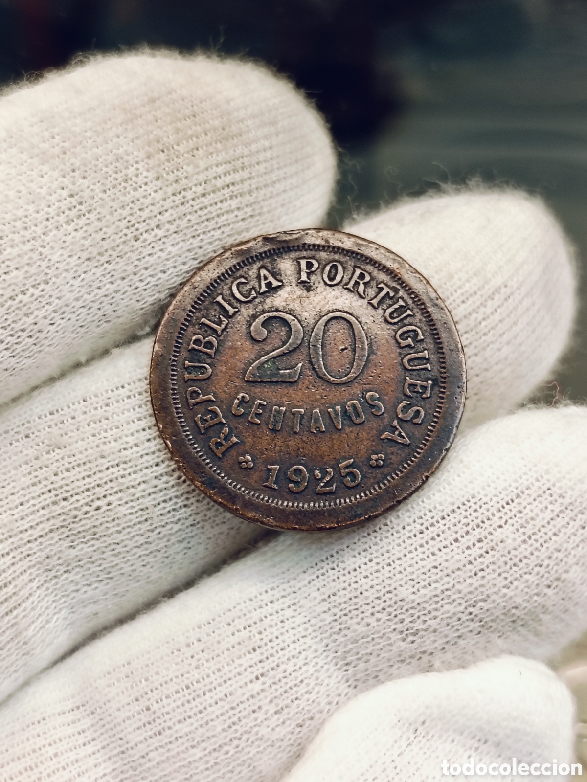Monedas antiguas de Europa: PORTUGAL . 20 CENTAVOS . A&Ntilde;O 1925