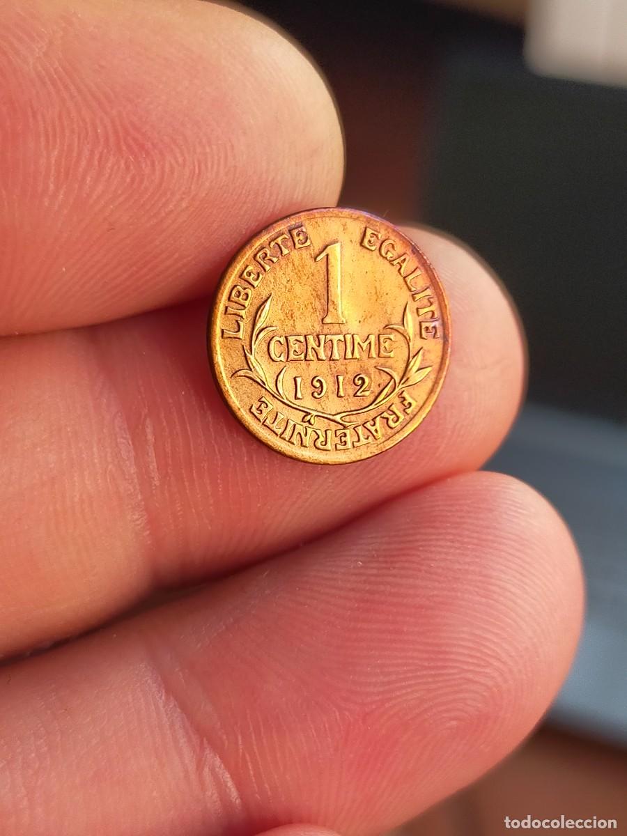 Monedas antiguas de Europa: MONEDA DE 1 UN CENTIMO CENTIME FRANCIA 1912 EXCELENTE CONSERVACION
