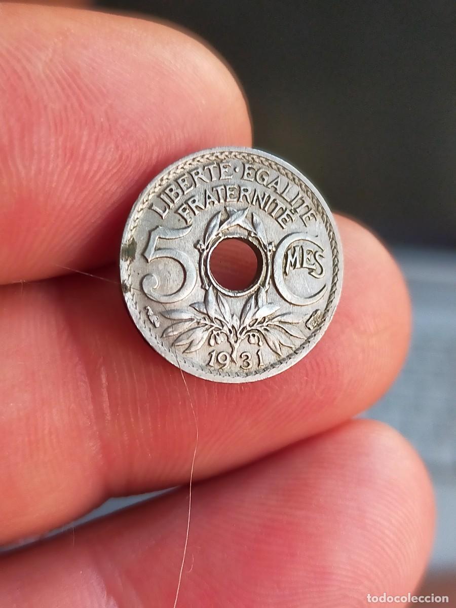 Monedas antiguas de Europa: MONEDA DE 5 CINCO CENTIMOS CENTIMES FRANCIA 1931 MUY BUENA CONSERVACION
