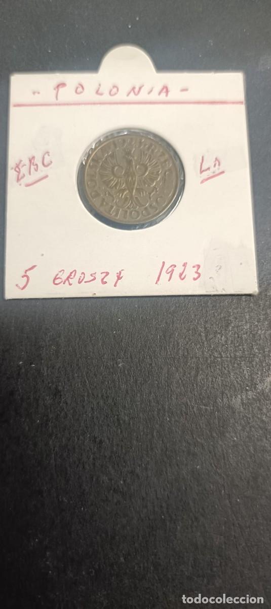 Monedas antiguas de Europa: POLONIA 5 GROSZY 1923 EBC KM=10 (LAT&Oacute;N)
