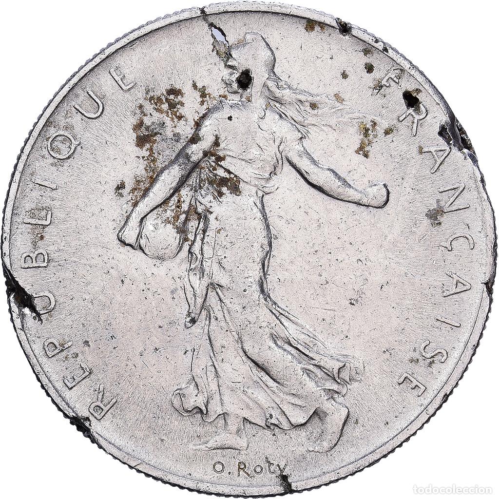 Monedas antiguas de Europa: [#1530136] Francia, Franc, Semeuse, 1960-1969, Paris, N&iacute;quel, BC+, Gadoury:474