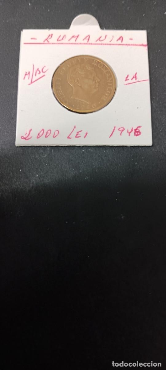 Monedas antiguas de Europa: RUMANIA 2000 LEI 1946 MBC KM=69 (LAT&Oacute;N) MIHAI I