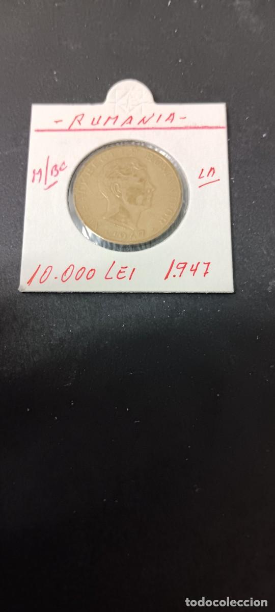 Monedas antiguas de Europa: RUMANIA 10000 LEI 1947 MBC KM=76 (LAT&Oacute;N) MIHAI I