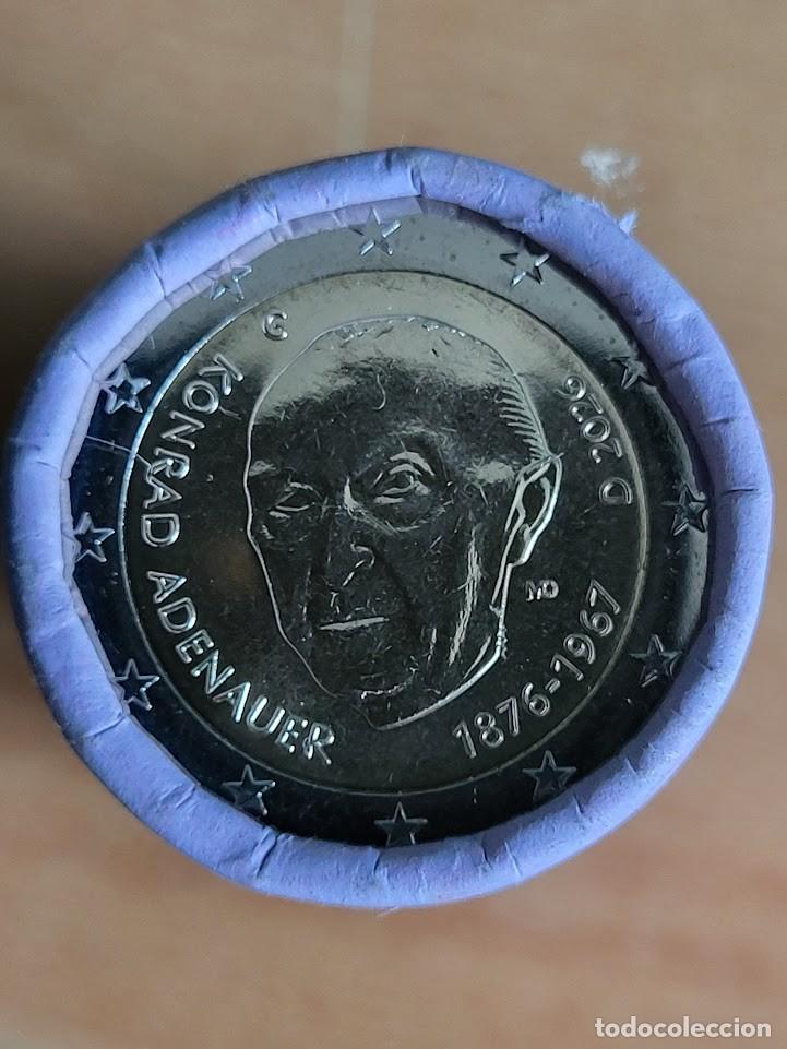 Monedas antiguas de Europa: Moneda 2 Euros Conmemorativa Alemania 2026 - Konrad Adenauer - Ceca G