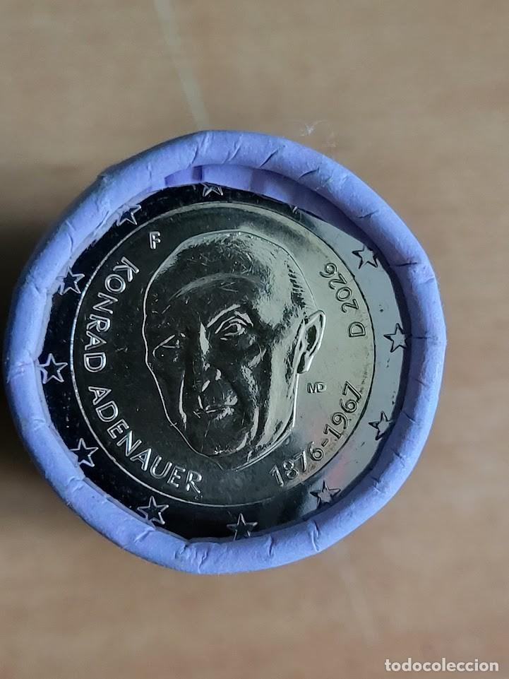 Monedas antiguas de Europa: Moneda 2 Euros Conmemorativa Alemania 2026 - Konrad Adenauer - Ceca F