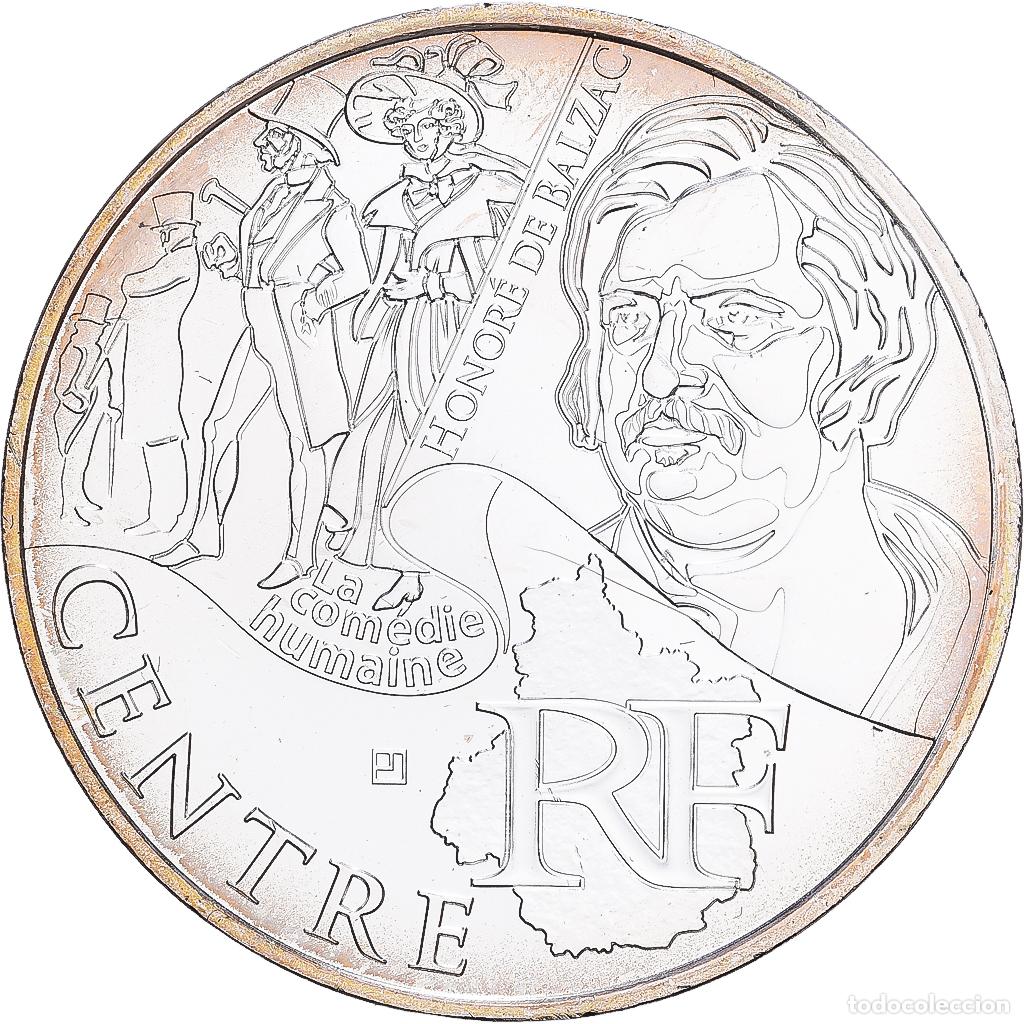 Monedas antiguas de Europa: [#1530149] Francia, 10 Euro, 2012, Centre, SC, Plata