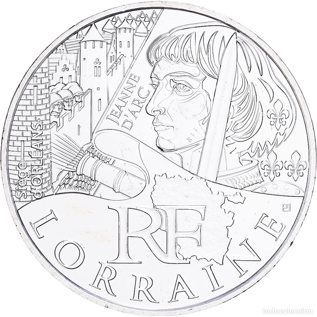 Monedas antiguas de Europa: [#1530151] Francia, 10 Euro, Lorraine, 2012, Paris, Plata, FDC, Gadoury:EU514, KM:1888