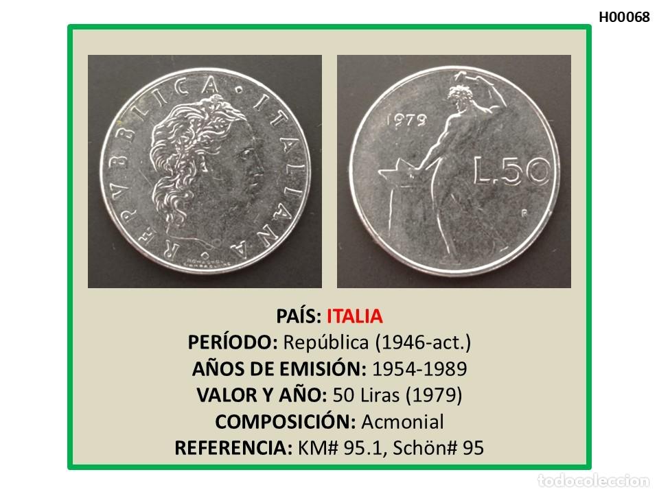 Monedas antiguas de Europa: MONEDA ITALIA. 50 LIRAS (1979)