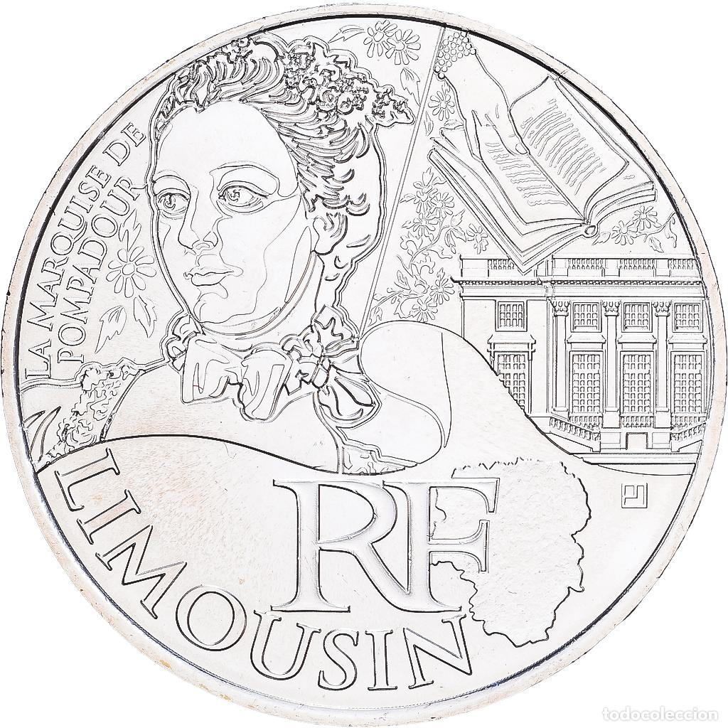 Monedas antiguas de Europa: [#1530155] Francia, 10 Euro, Limousin, 2012, Plata, SC+