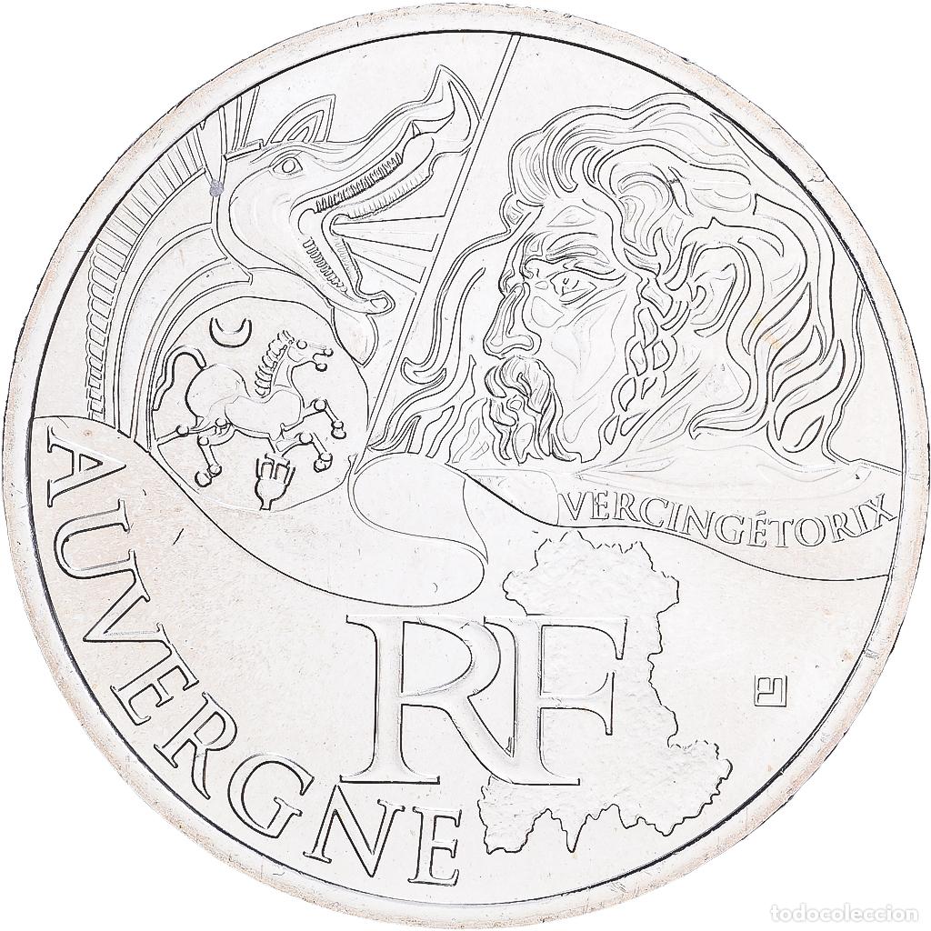 Monedas antiguas de Europa: [#1530158] Francia, 10 Euro, Auvergne, 2012, Plata, SC