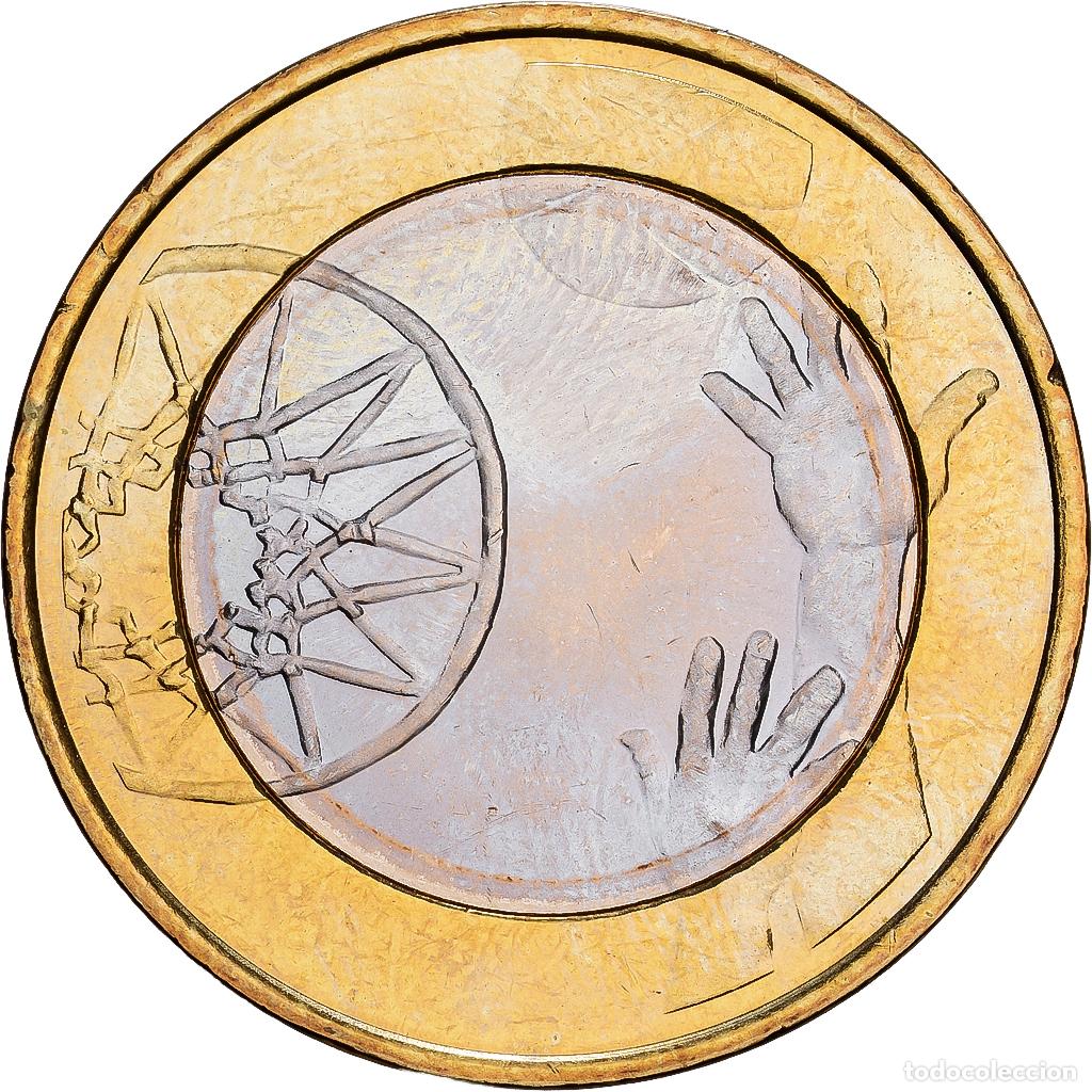 Monedas antiguas de Europa: [#1530182] Finlandia, 5 Euro, Basketball, 2015, Vantaa, Bimet&aacute;lico, EBC+, KM:237