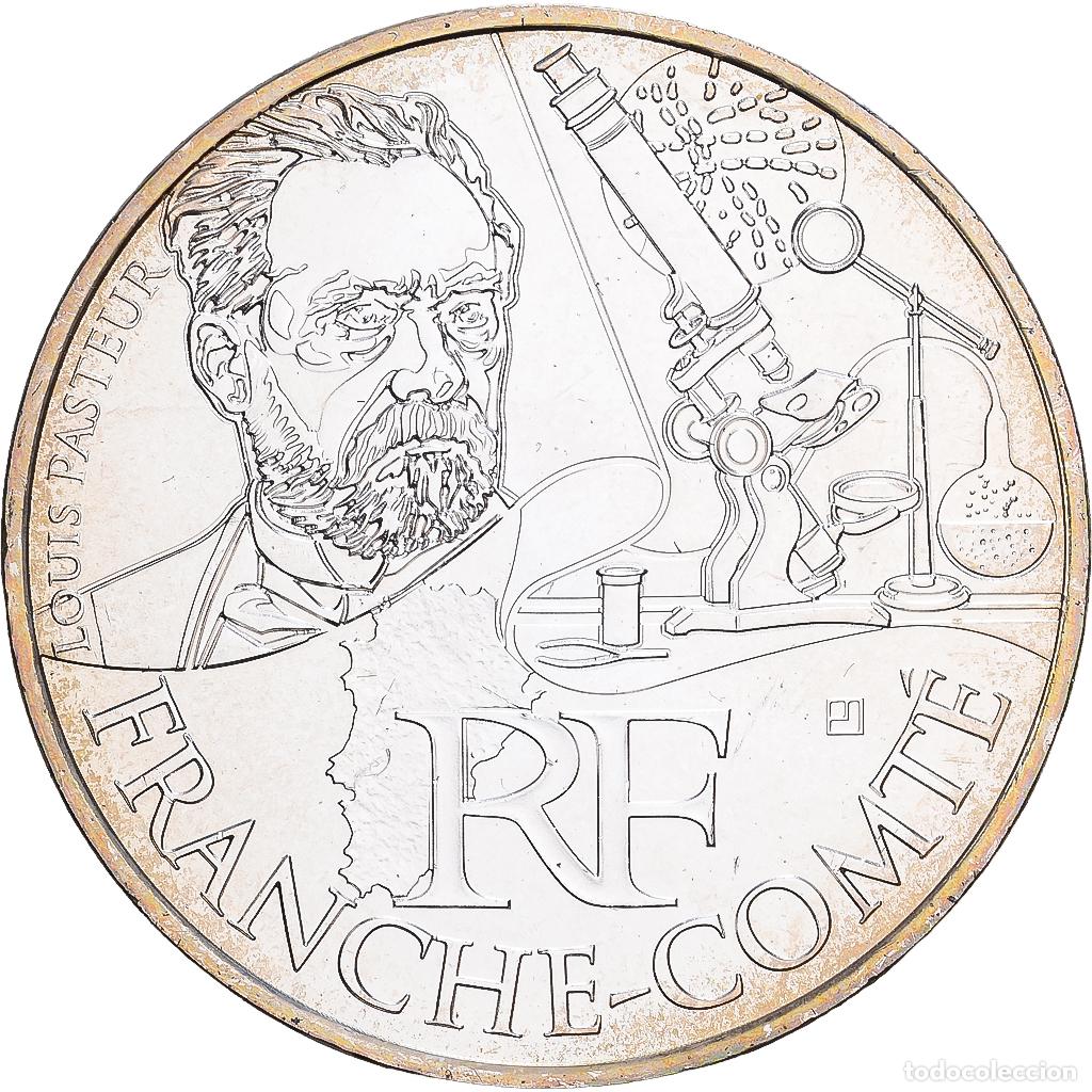 Monedas antiguas de Europa: [#1530168] Francia, 10 Euro, Franche-Comt&eacute;, 2012, Paris, SC+, Plata, KM:1871