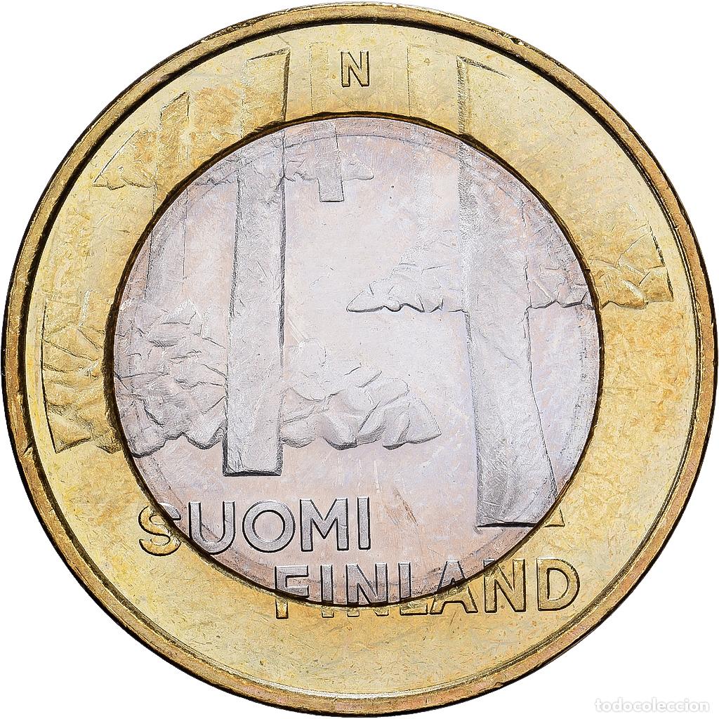 Monedas antiguas de Europa: [#1530196] Finlandia, 5 Euro, Sammallahdenkm&auml;ki, 2013, Vantaa, Bimet&aacute;lico, EBC+, KM:198
