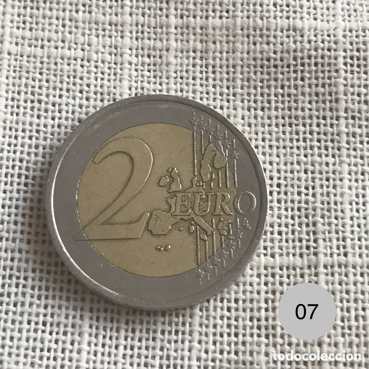 Monedas antiguas de Europa: Moneda 2 euros Francia a&ntilde;o 2001