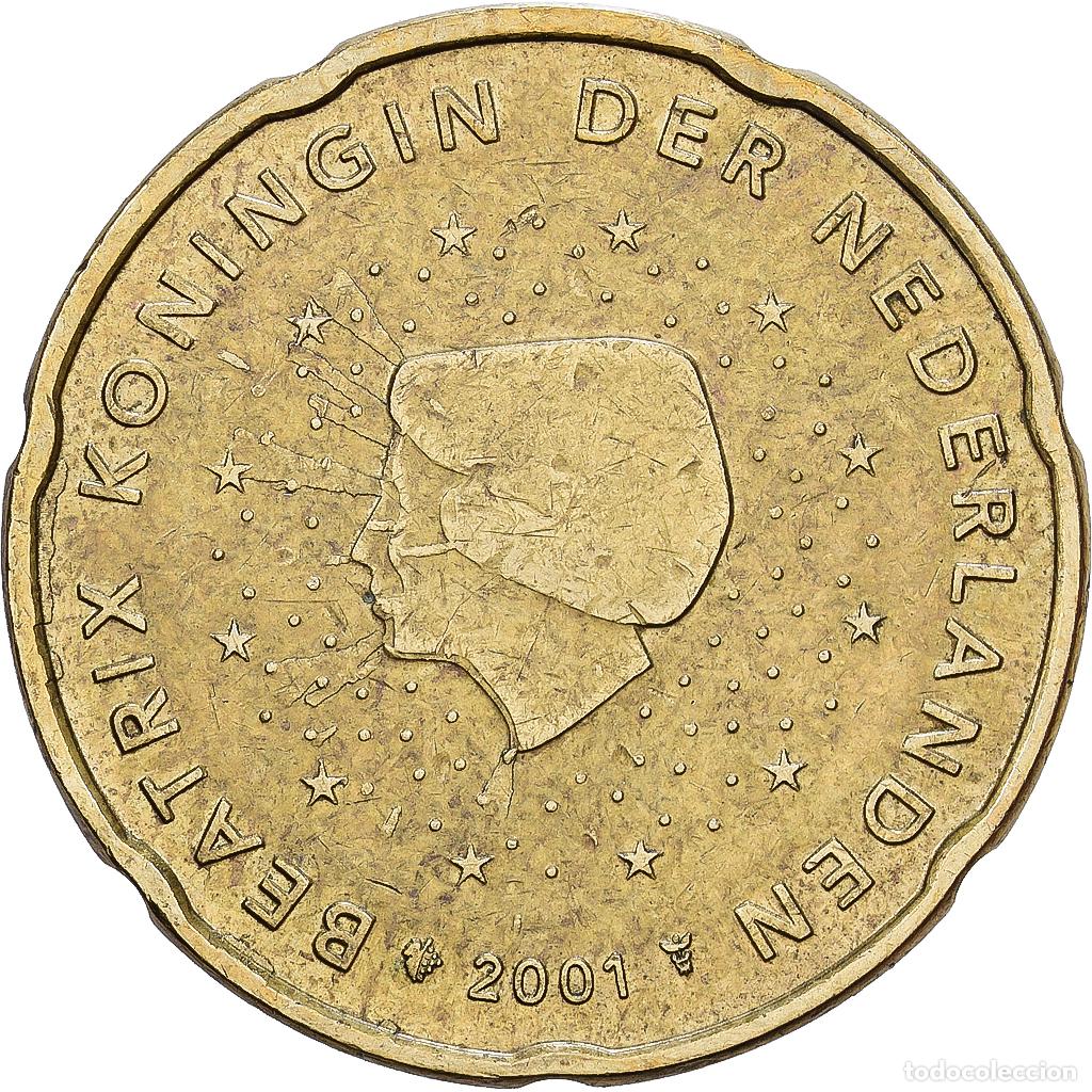 Monedas antiguas de Europa: [#1530138] Pa&iacute;ses Bajos, 20 Centimes, Rare, 2001, Utrecht, Nordic gold, MBC, KM:238