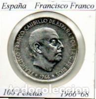 Monedas antiguas de Europa: ESPA&Ntilde;A 1968-68 (6) , 100 PESETAS, FRANCISCO FRANCO, AG;
