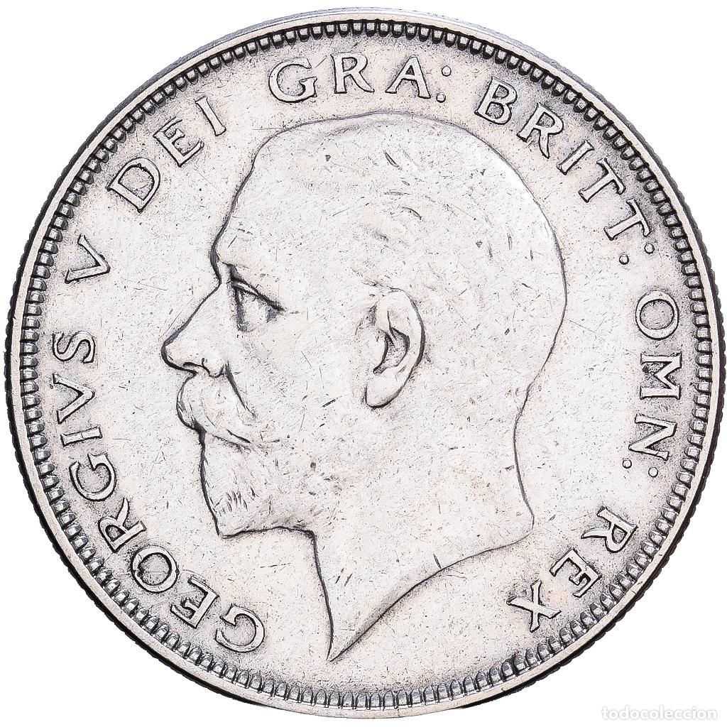 Monedas antiguas de Europa: [#1540005] Gran Breta&ntilde;a, George V, 1/2 Crown, 1936, Plata, BC+, KM:835