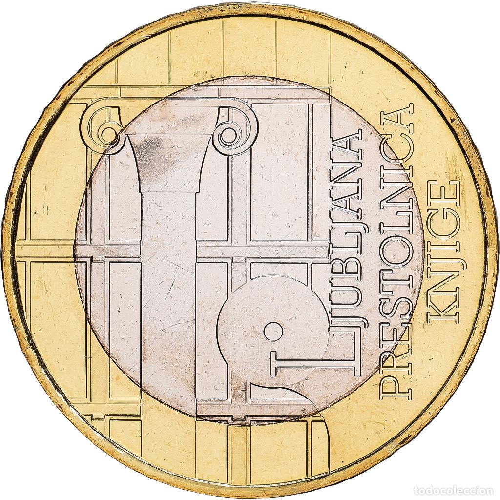 Monedas antiguas de Europa: [#1530230] Eslovenia, 3 Euro, 2010, Vantaa, EBC, Bimet&aacute;lico, KM:95