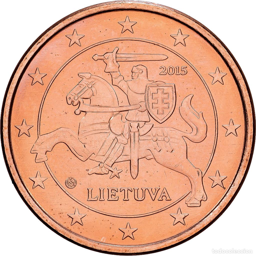 Monedas antiguas de Europa: [#1530266] Lituania, 5 Euro Cent, 2015, Cobre chapado en acero, EBC, KM:207