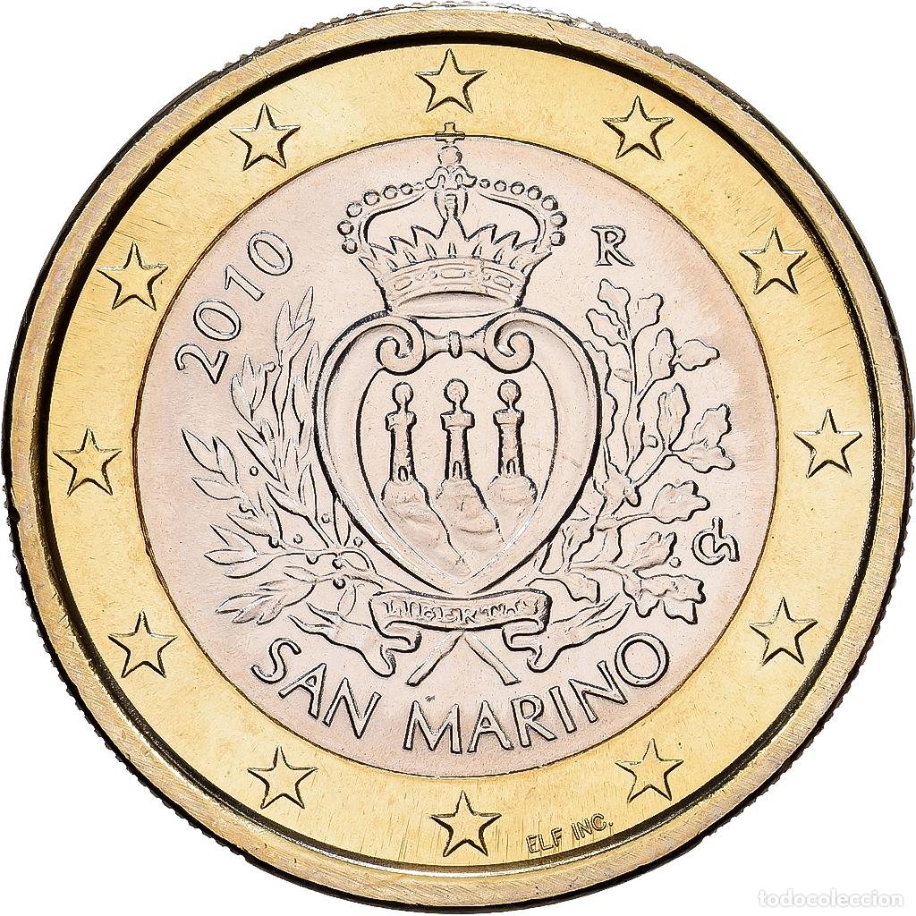 Monedas antiguas de Europa: [#1530258] San Marino, 1 Euro, 2010, Rome, Bimet&aacute;lico, SC