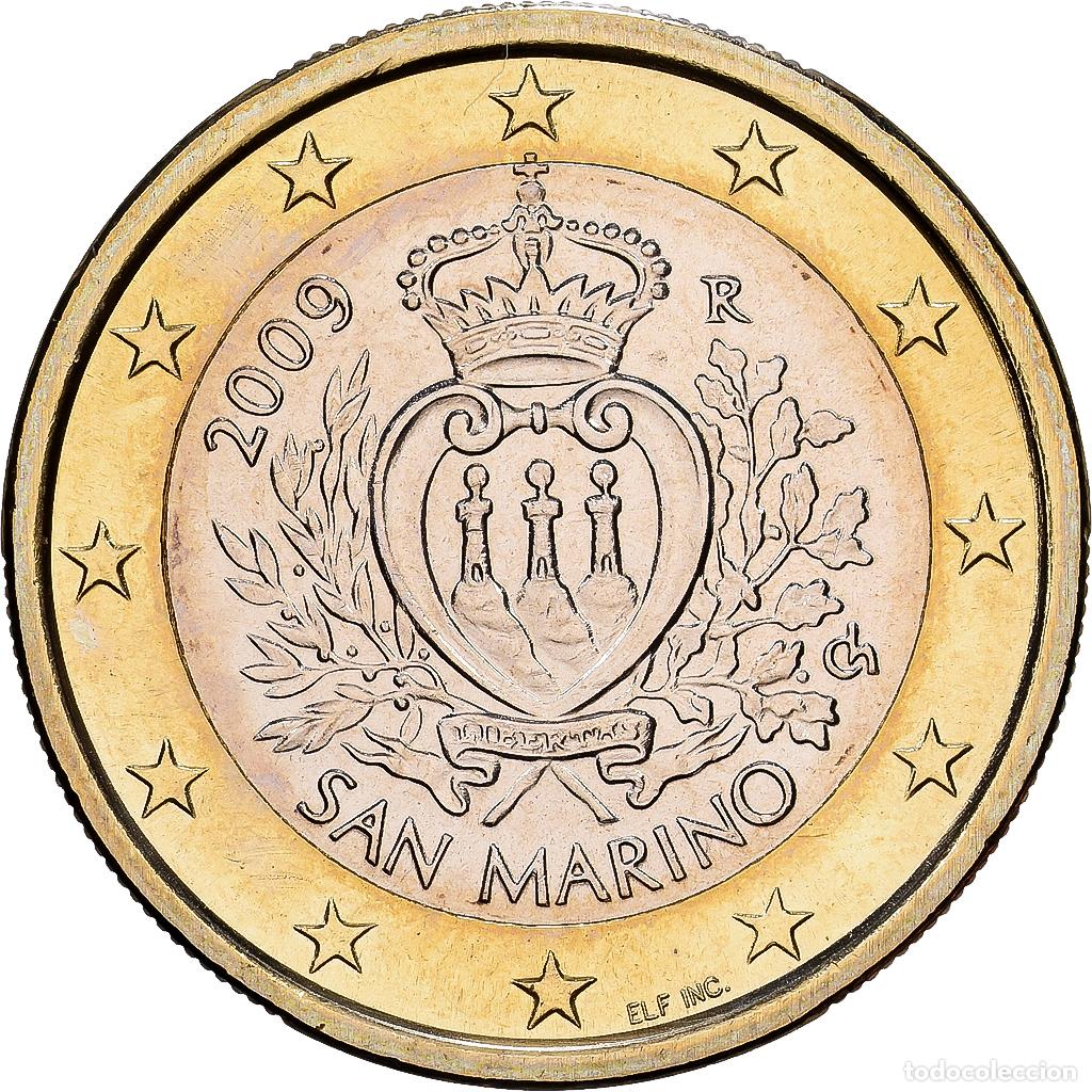 Monedas antiguas de Europa: [#1530257] San Marino, 1 Euro, 2009, Rome, Bimet&aacute;lico, SC