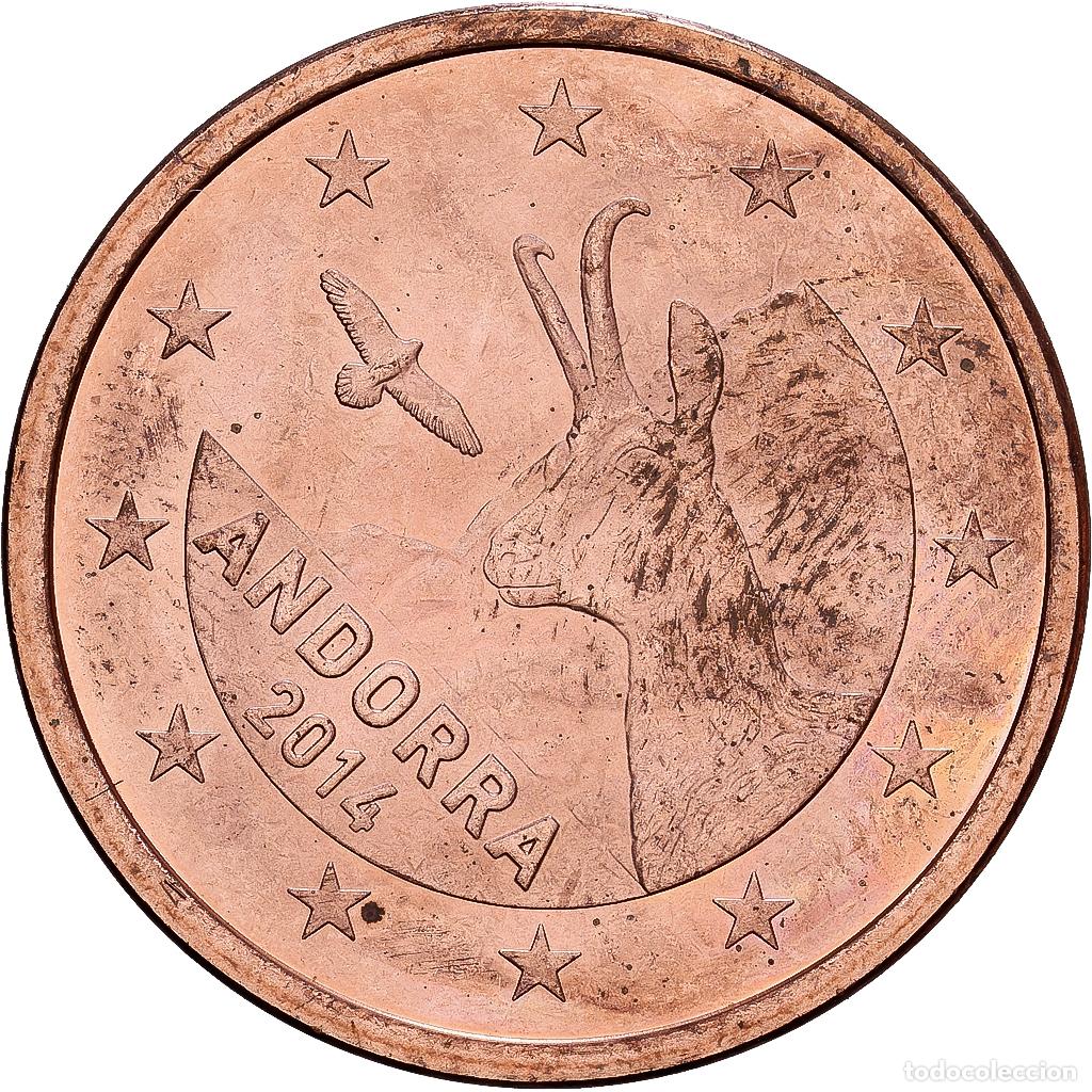 Monedas antiguas de Europa: [#1530288] Andorra, 5 Euro Cent, 2014, Cobre chapado en acero, EBC, KM:522