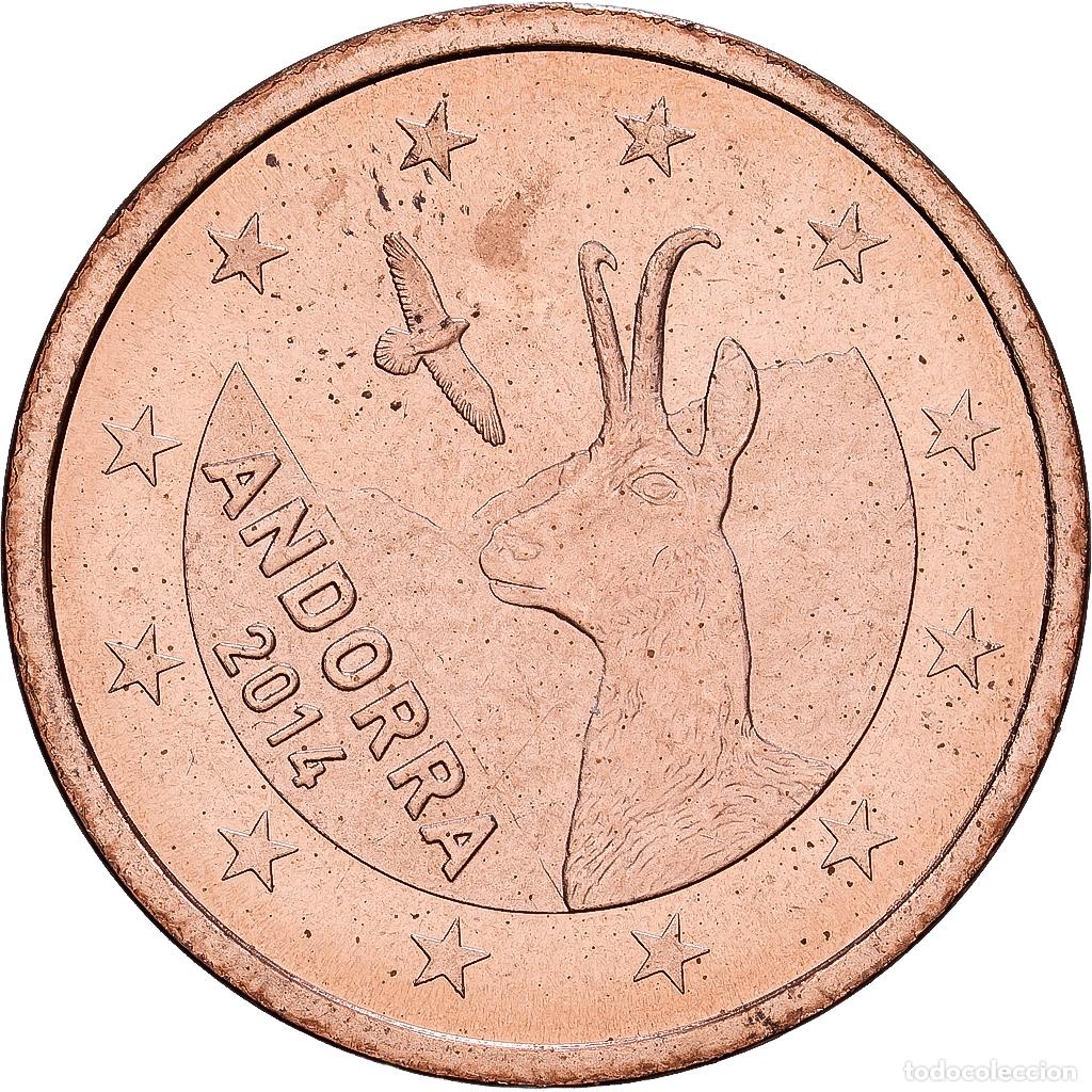 Monedas antiguas de Europa: [#1530289] Andorra, 5 Euro Cent, 2014, Cobre chapado en acero, MBC+, KM:522