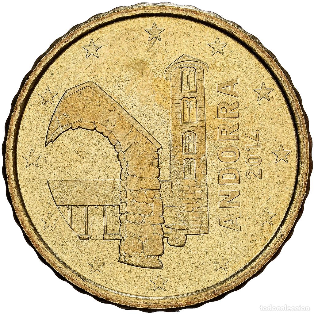 Monedas antiguas de Europa: [#1530290] Andorra, 10 Euro Cent, 2014, Aluminio - bronce, SC, KM:523