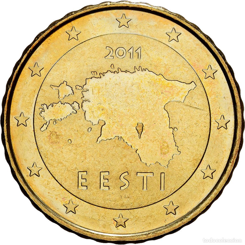 Monedas antiguas de Europa: [#1530282] Estonia, 10 Centimes, 2011, Vantaa, Nordic gold, SC