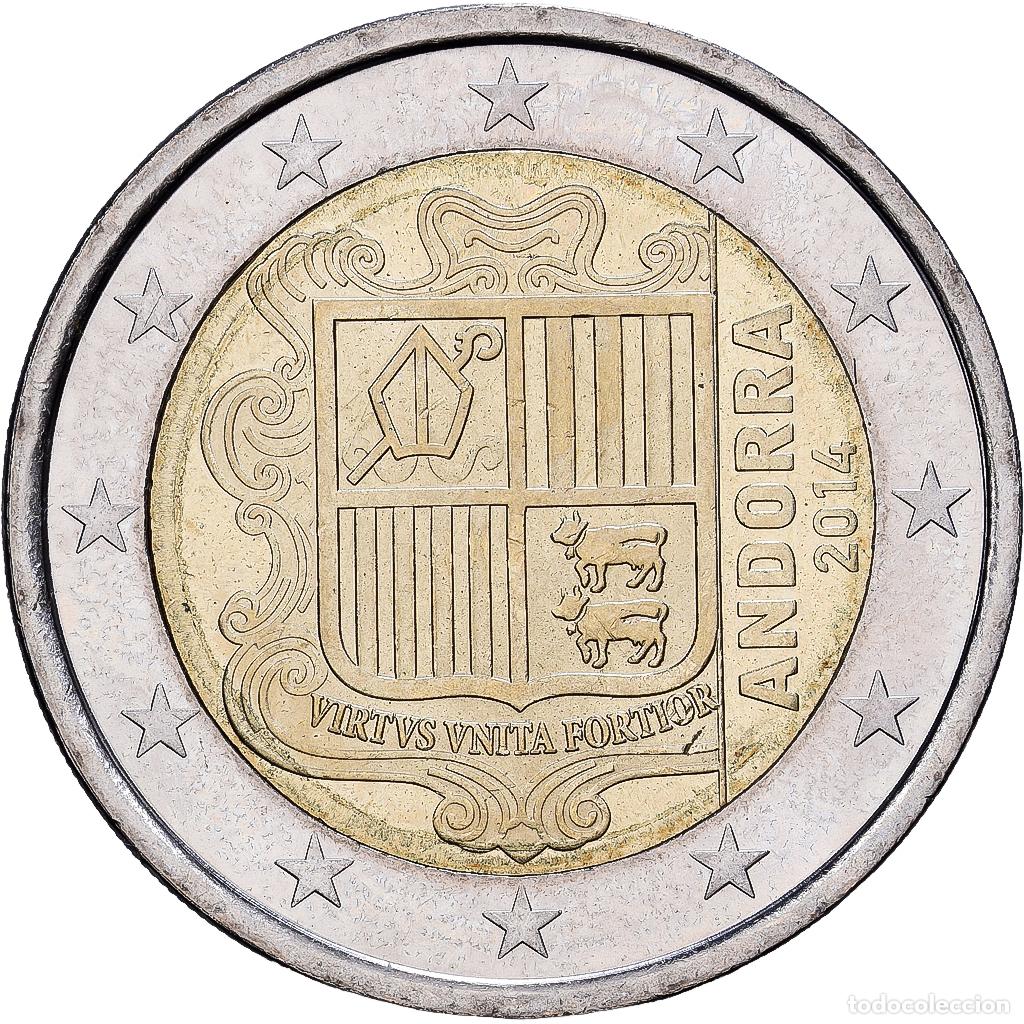 Monedas antiguas de Europa: [#1530294] Andorra, 2 Euro, 2014, Bimet&aacute;lico, SC, KM:527