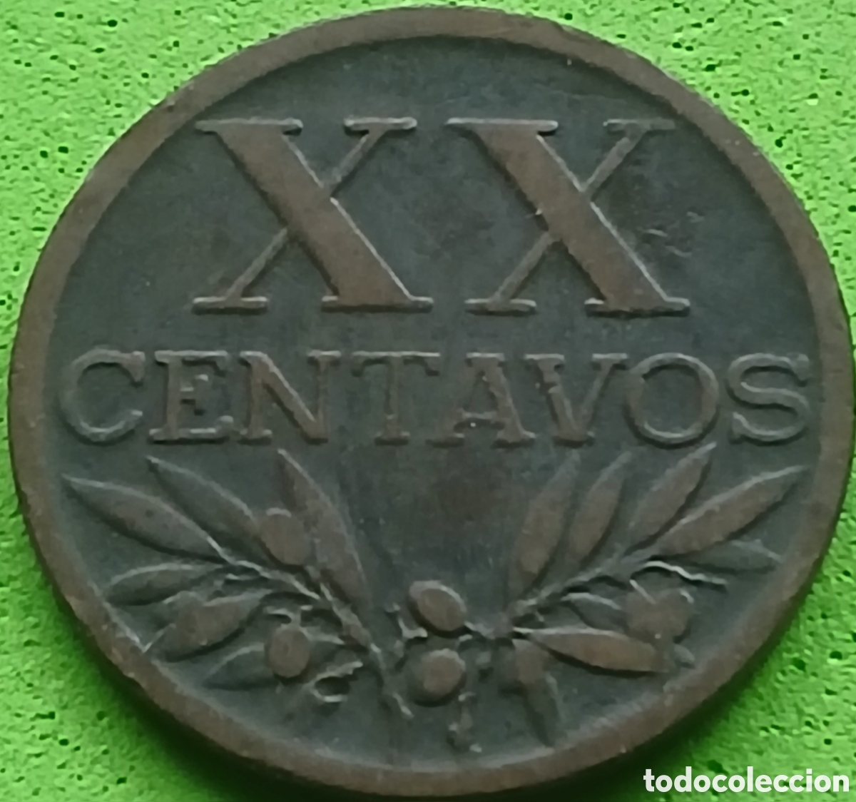 Monedas antiguas de Europa: Portugal 20 centavos 1945 km#584