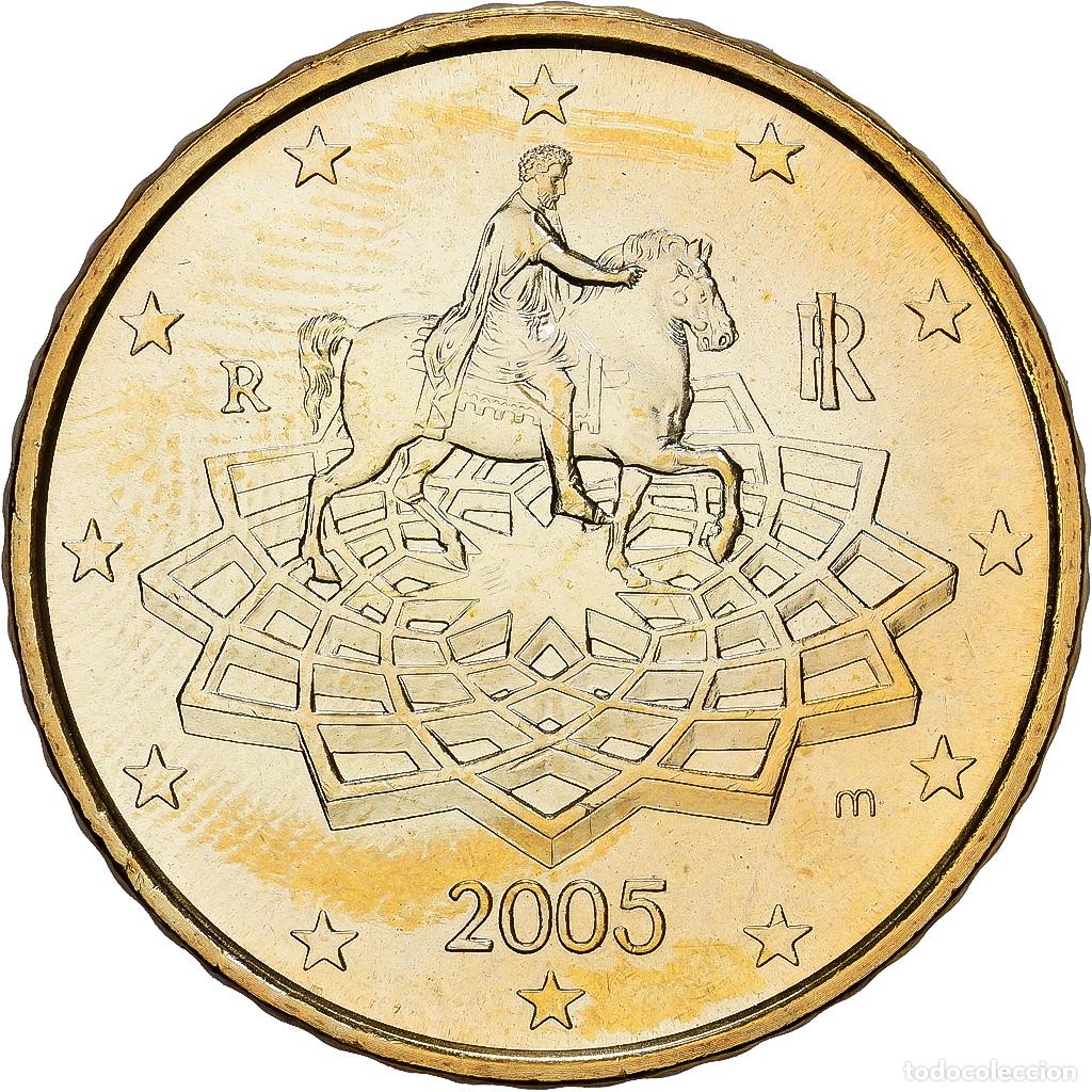 Monedas antiguas de Europa: [#1530324] Italia, 50 Euro Cent, 2005, Rome, Lat&oacute;n, SC, KM:215