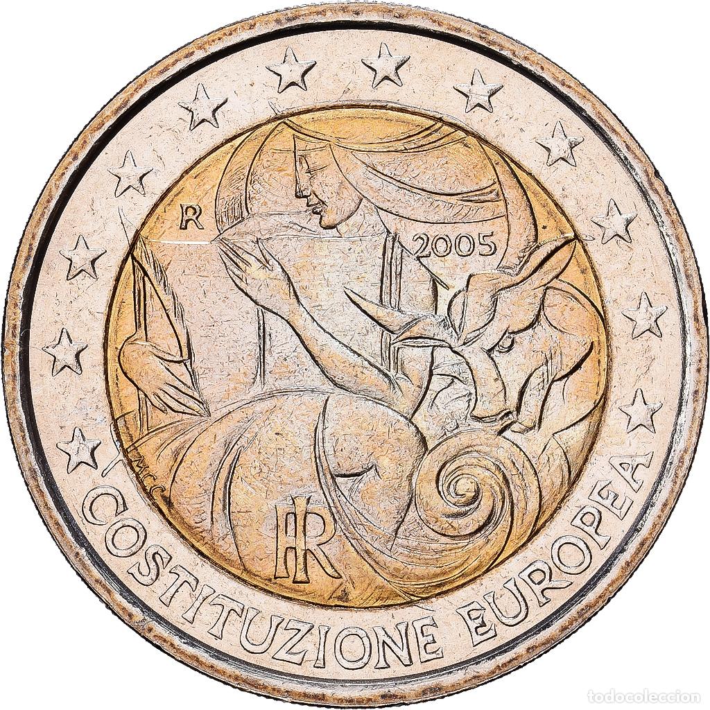 Monedas antiguas de Europa: [#1530323] Italia, 2 Euro, 2005, Rome, MBC+, Bimet&aacute;lico, KM:217