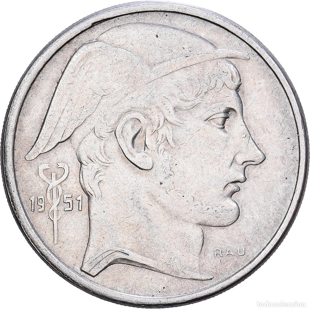 Monedas antiguas de Europa: [#1540012] B&eacute;lgica, 50 Francs, 50 Frank, 1951, Plata, BC+, KM:136.1