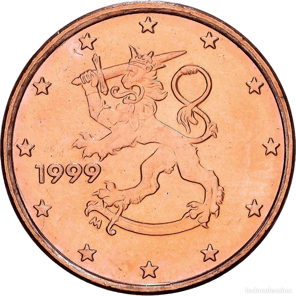Monedas antiguas de Europa: [#1530345] Finlandia, Centime, 1999, Vantaa, Cobre chapado en acero, MS64