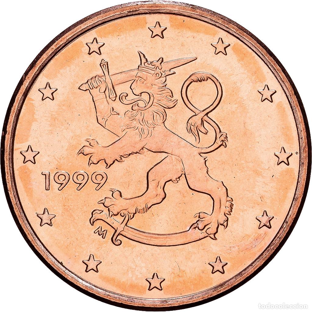 Monedas antiguas de Europa: [#1530346] Finlandia, 5 Centimes, 1999, Vantaa, Cobre chapado en acero, FDC, KM:100