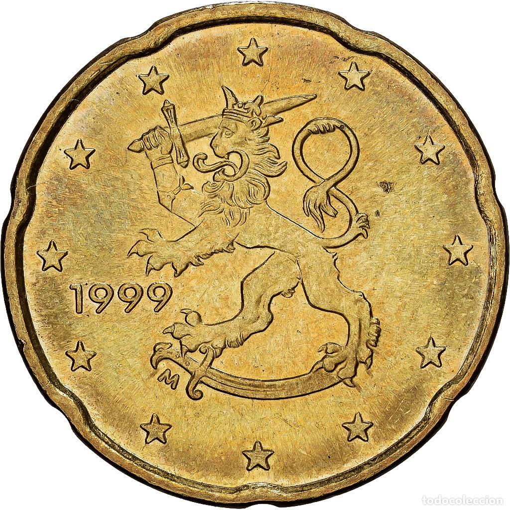 Monedas antiguas de Europa: [#1530347] Finlandia, 20 Centimes, 1999, Vantaa, Nordic gold, FDC, KM:102