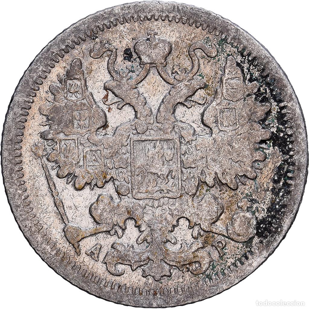 Monedas antiguas de Europa: [#1530511] Rusia, Nicholas II, 15 Kopeks, 1902, Saint Petersburg, Plata, BC+, KM:21a.2