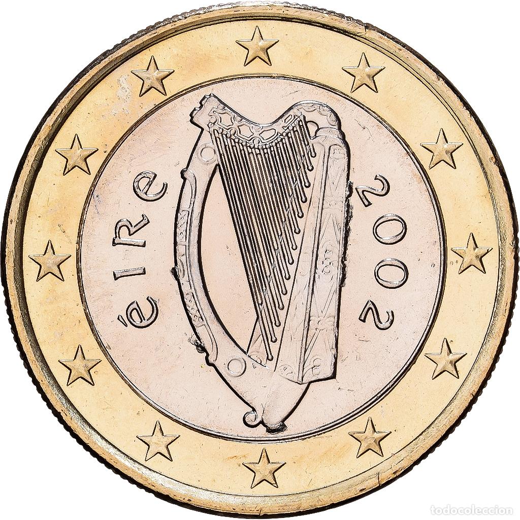 Monedas antiguas de Europa: [#1530351] REP&Uacute;BLICA DE IRLANDA, Euro, 2002, Sandyford, Bimet&aacute;lico, SC+, KM:38