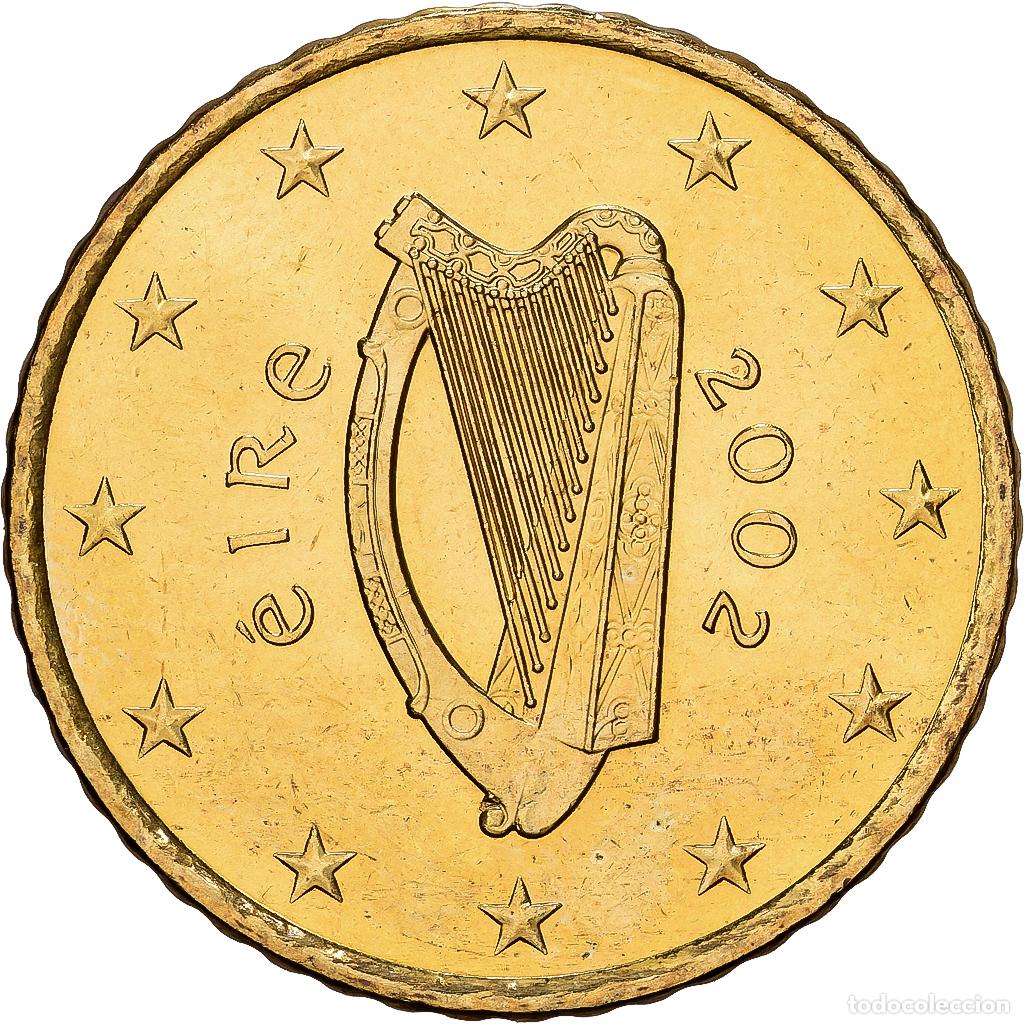 Monedas antiguas de Europa: [#1530354] REP&Uacute;BLICA DE IRLANDA, 50 Euro Cent, 2002, Dublin, Nordic gold, SC+