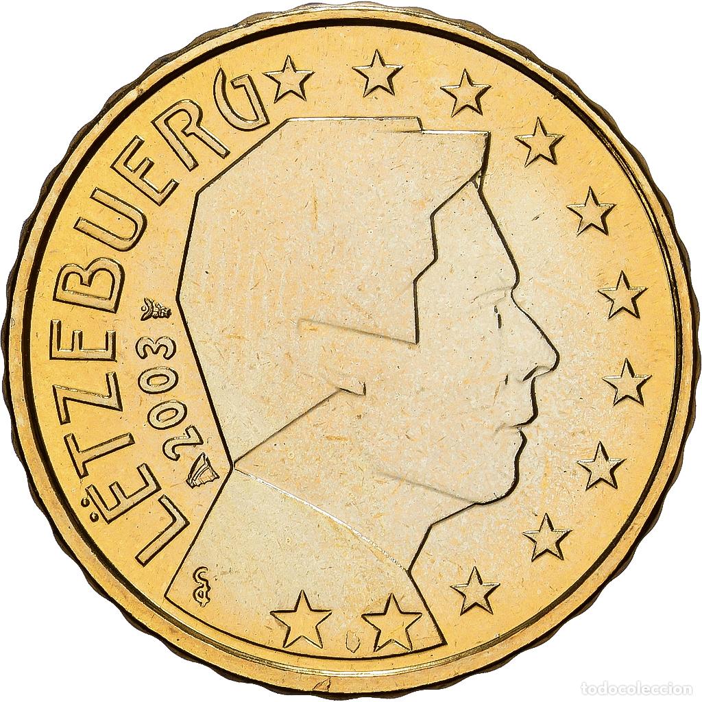 Monedas antiguas de Europa: [#1530367] Luxemburgo, Henri, 10 Euro Cent, 2003, Utrecht, Nordic gold, FDC, KM:78