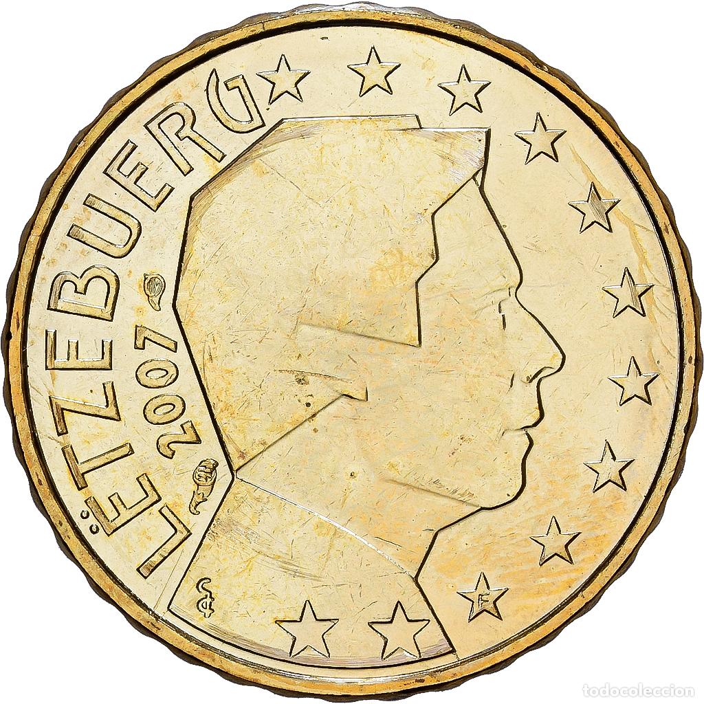 Monedas antiguas de Europa: [#1530370] Luxemburgo, Henri, 10 Euro Cent, 2007, Utrecht, Nordic gold, FDC, KM:78