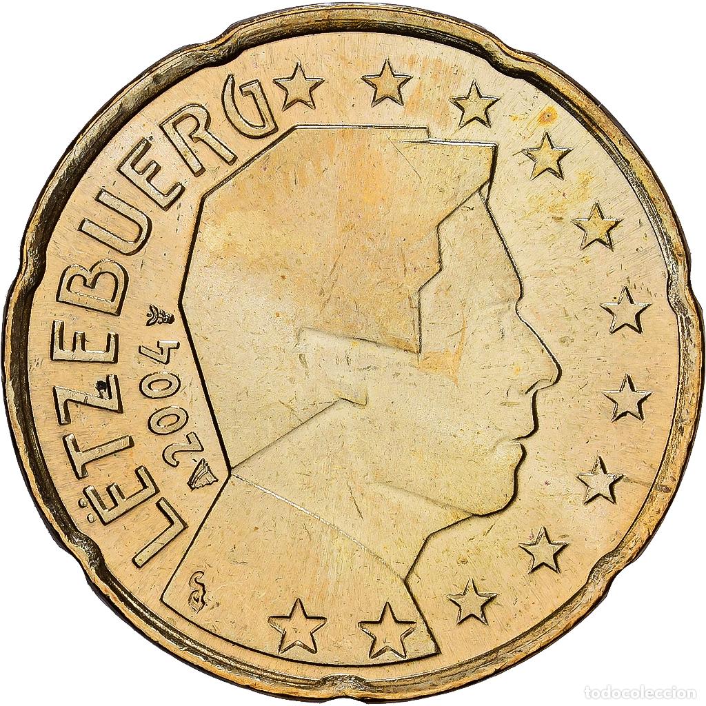 Monedas antiguas de Europa: [#1530374] Luxemburgo, Henri, 20 Euro Cent, 2004, Utrecht, Nordic gold, SC, KM:79